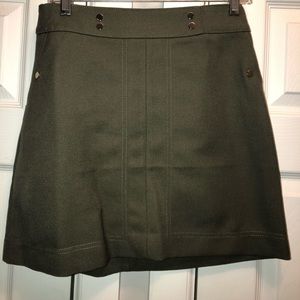 Green skirt